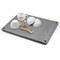 Stone Dish Drying Mats Home Dish Quick Drying Stone Pad Diatomaceous Earth Draining Mat With Anti-Slip Stainless Steel